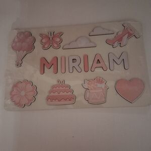 Miriam Name Wooden Puzzle